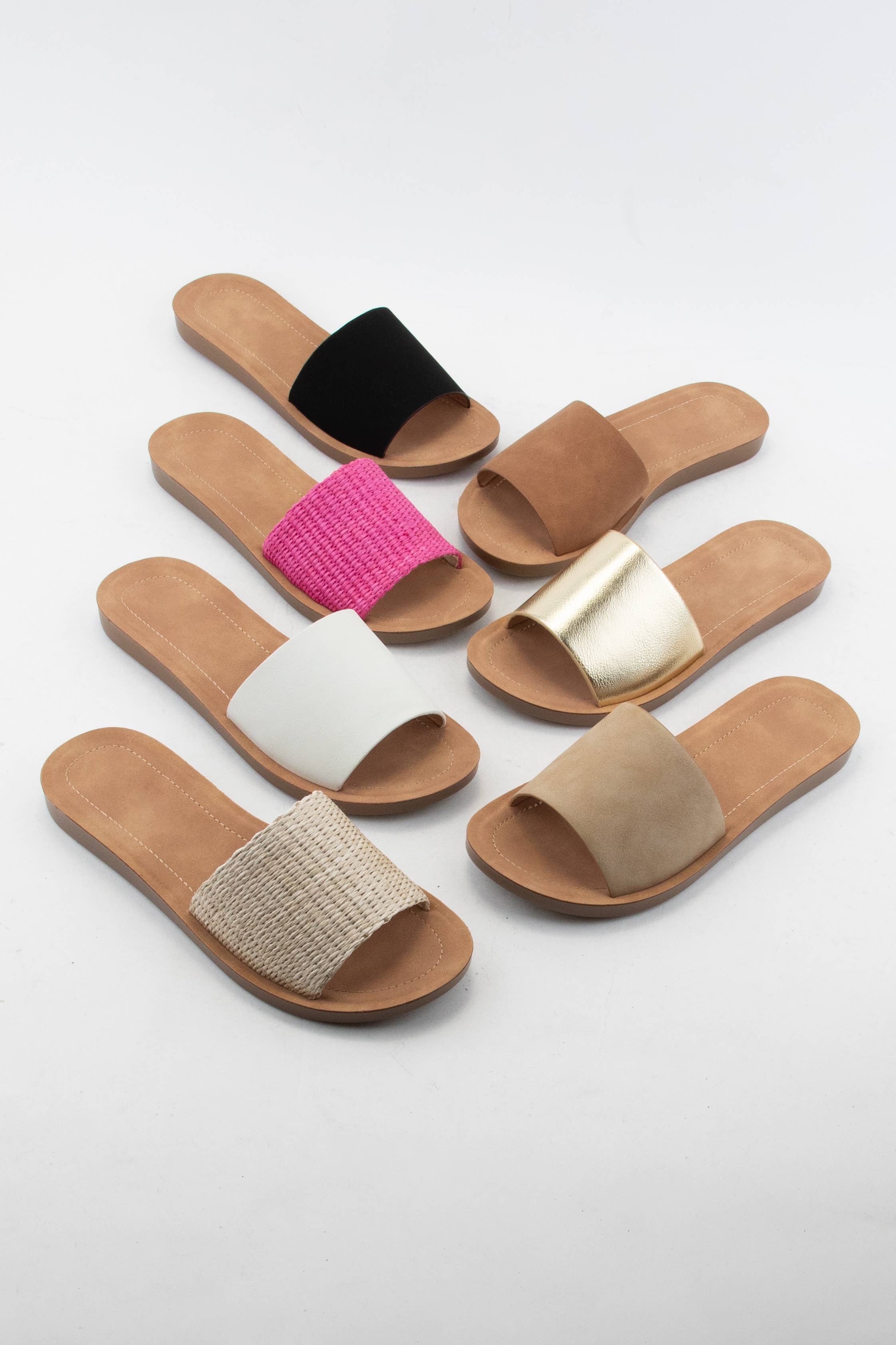 CCOCCI COMFORTABLE FLEXIBLE SOLE SLIDE SANDAL