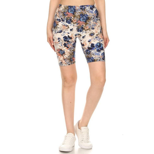 Buttery Soft Print Bike Shorts