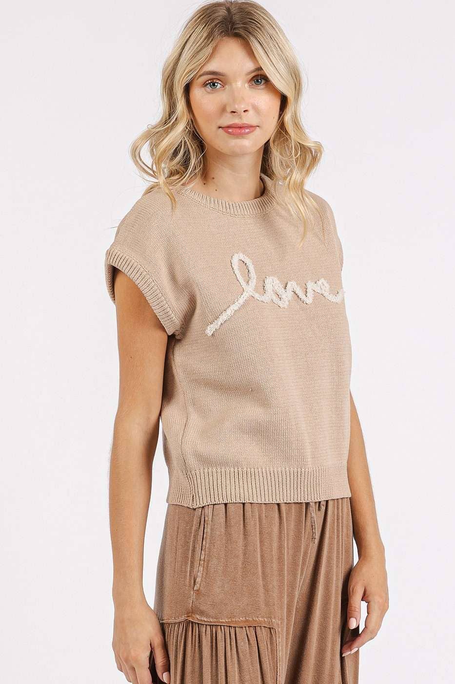 “Love” Sweater Vest