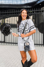 Clear HydroBag® Stadium with Black Trim and Matching Pouch