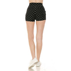 Buttery Soft High Waist Print Harem Shorts