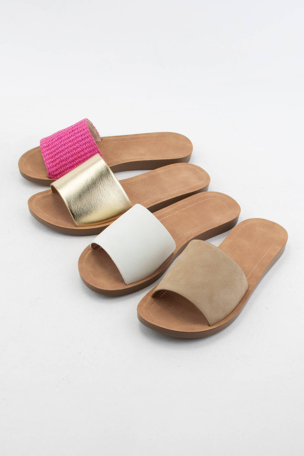 CCOCCI COMFORTABLE FLEXIBLE SOLE SLIDE SANDAL