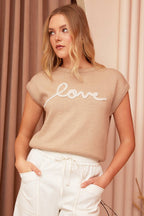 “Love” Sweater Vest
