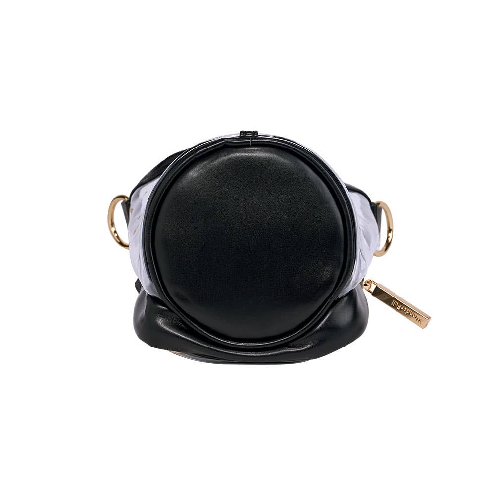 Clear HydroBag® Stadium with Black Trim and Matching Pouch