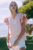 Striped Printed Blouse