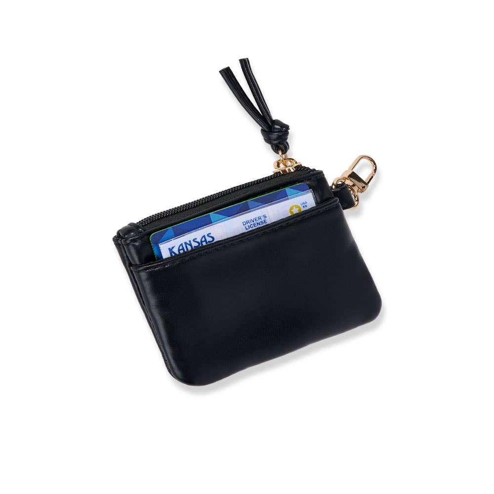 Clear HydroBag® Stadium with Black Trim and Matching Pouch