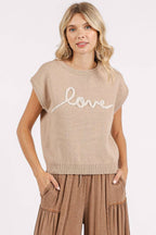 “Love” Sweater Vest