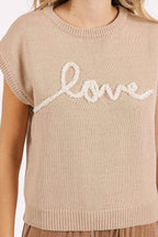 “Love” Sweater Vest